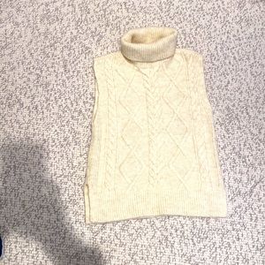 Loft Oversized Sleeveless Turtleneck Size XS